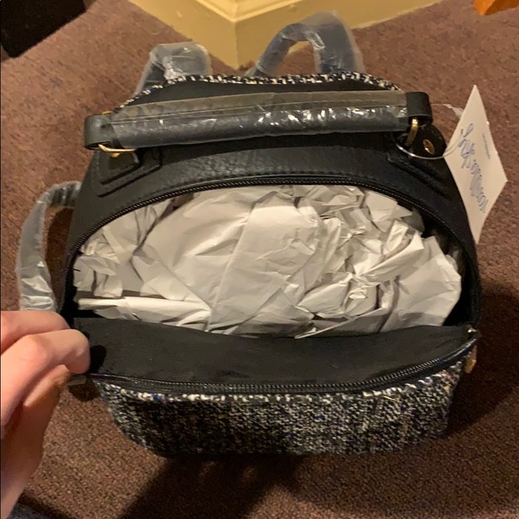 BNWT Tweed Mini Backpack - Picture 6 of 6